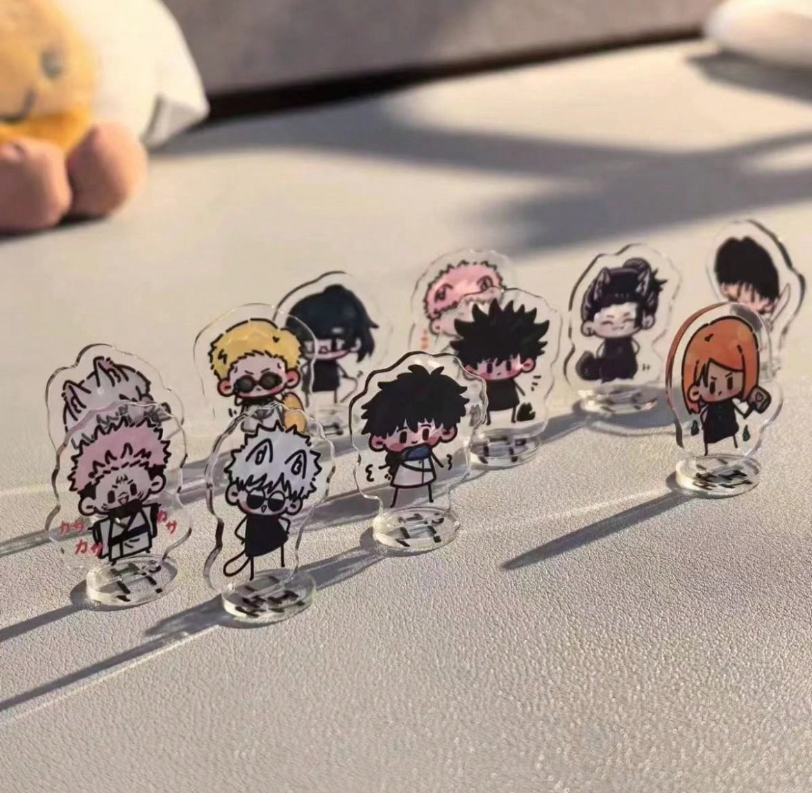Jujutsu Kaisen Silly Mini Acrylic Ha Ha Stands