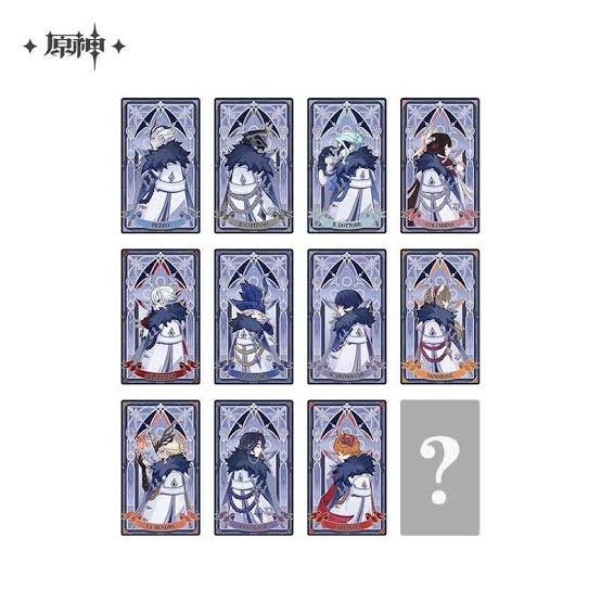 Genshin Impact Official Harbingers Collector Display Card Blind Bag (1 Random Character)
