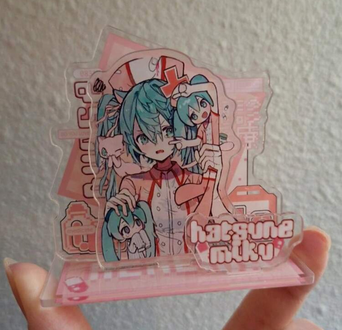 Vocaloid Hatsune Miku Mini Acrylic Stand Version 2 Nurse Miku