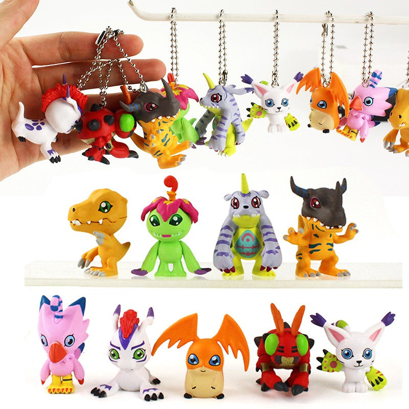 Digimon Figure keychains