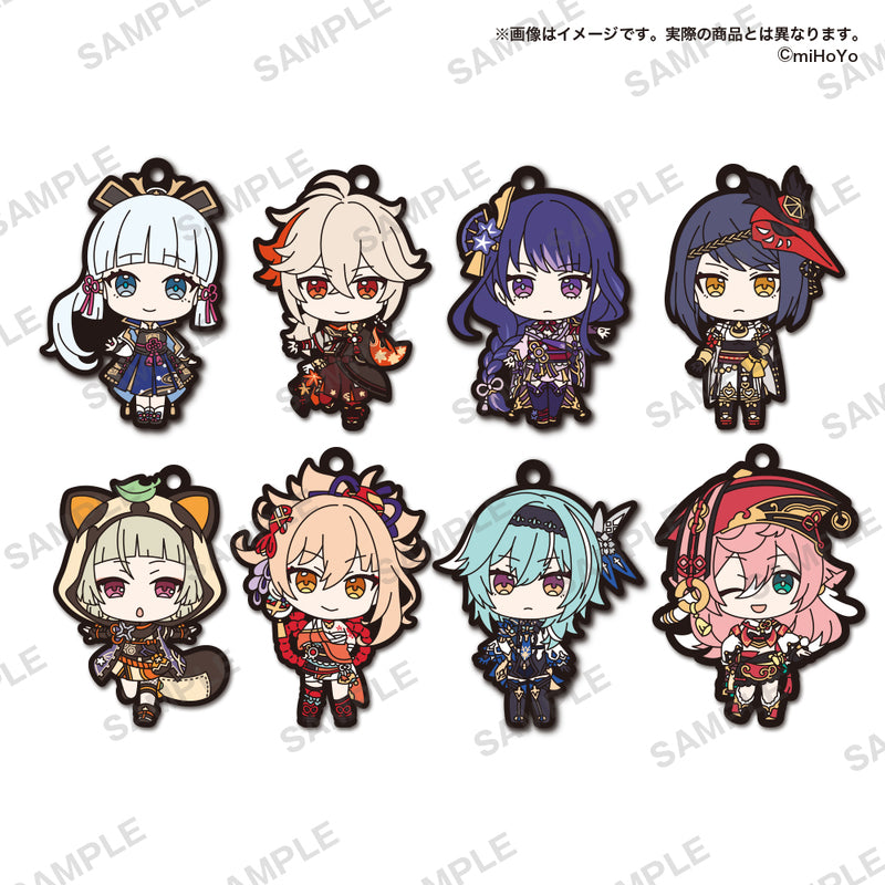 Genshin Impact Official Rubber Keychain Mascot Gashapon Strap Vol.5