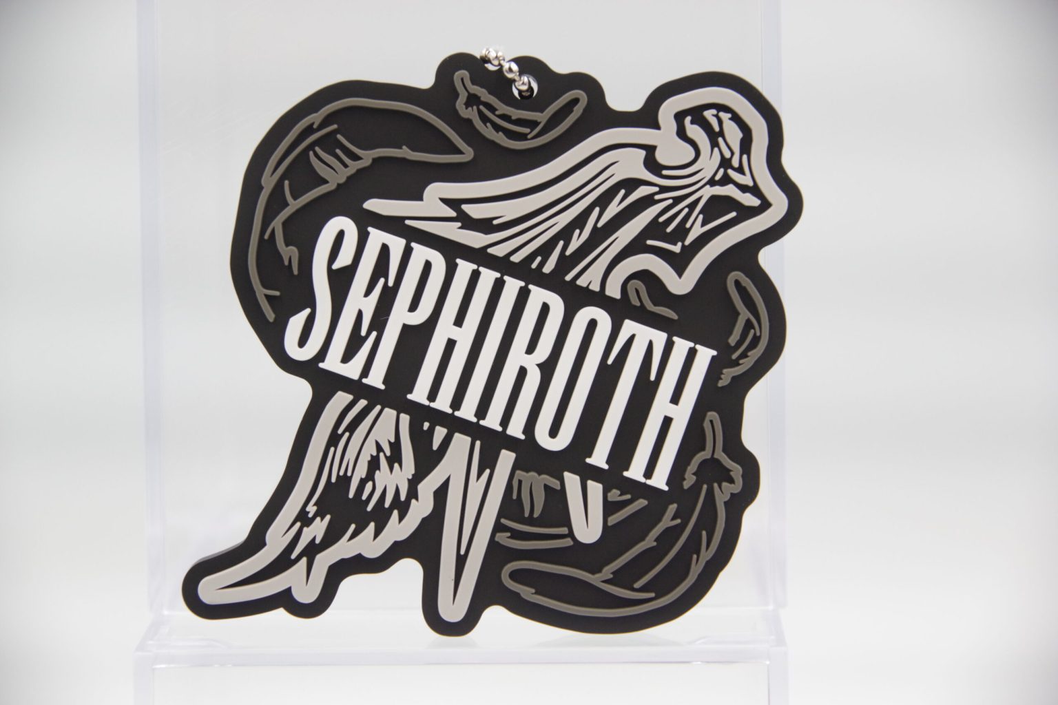 Final Fantasy VII Rebirth Kuji Sephiroth Rubber Key Chain Square Enix