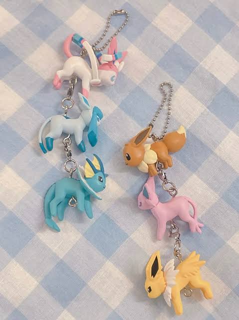 Pokemon Eeveelution Hanging Keychain Gashapon JP Vol.1