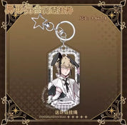 Alien Stage Bunny Themed Acrylic Star Keychain