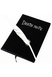 Death Note Light Yagami Notebook with Feather Pen Quill Leather Cover