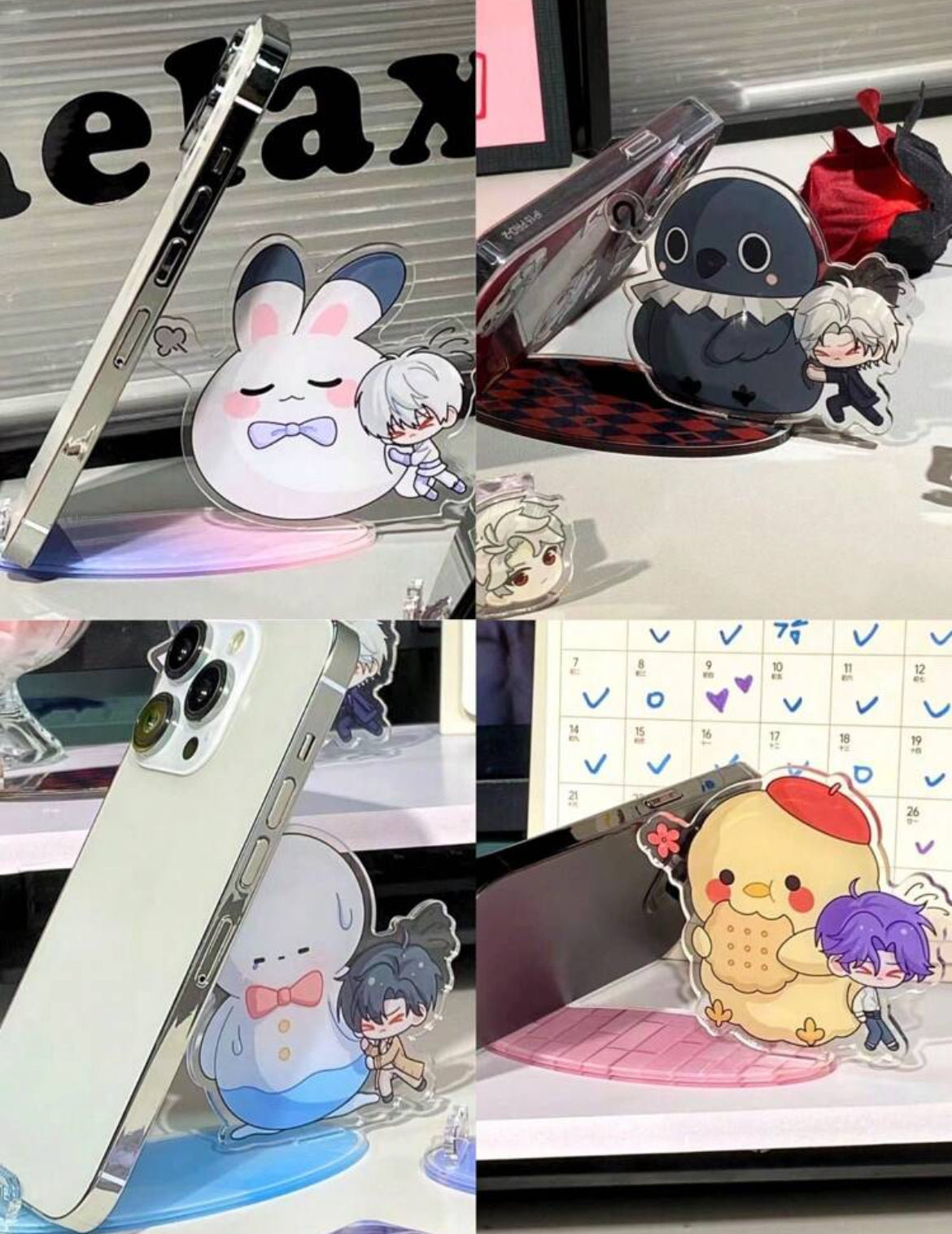 Love and Deepspace Sylus Acrylic Phone Stand