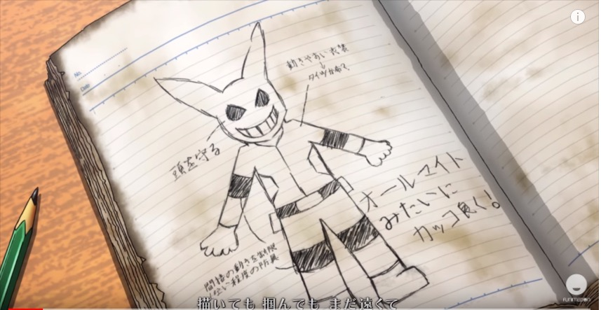 My Hero Academia Deku’s Hero Analysis Sketch Keychains (RARE)