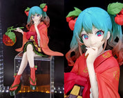 Vocaloid Hatsune Miku Flower Fairy Winter Cherry Noodle Stopper Figure by Furyu