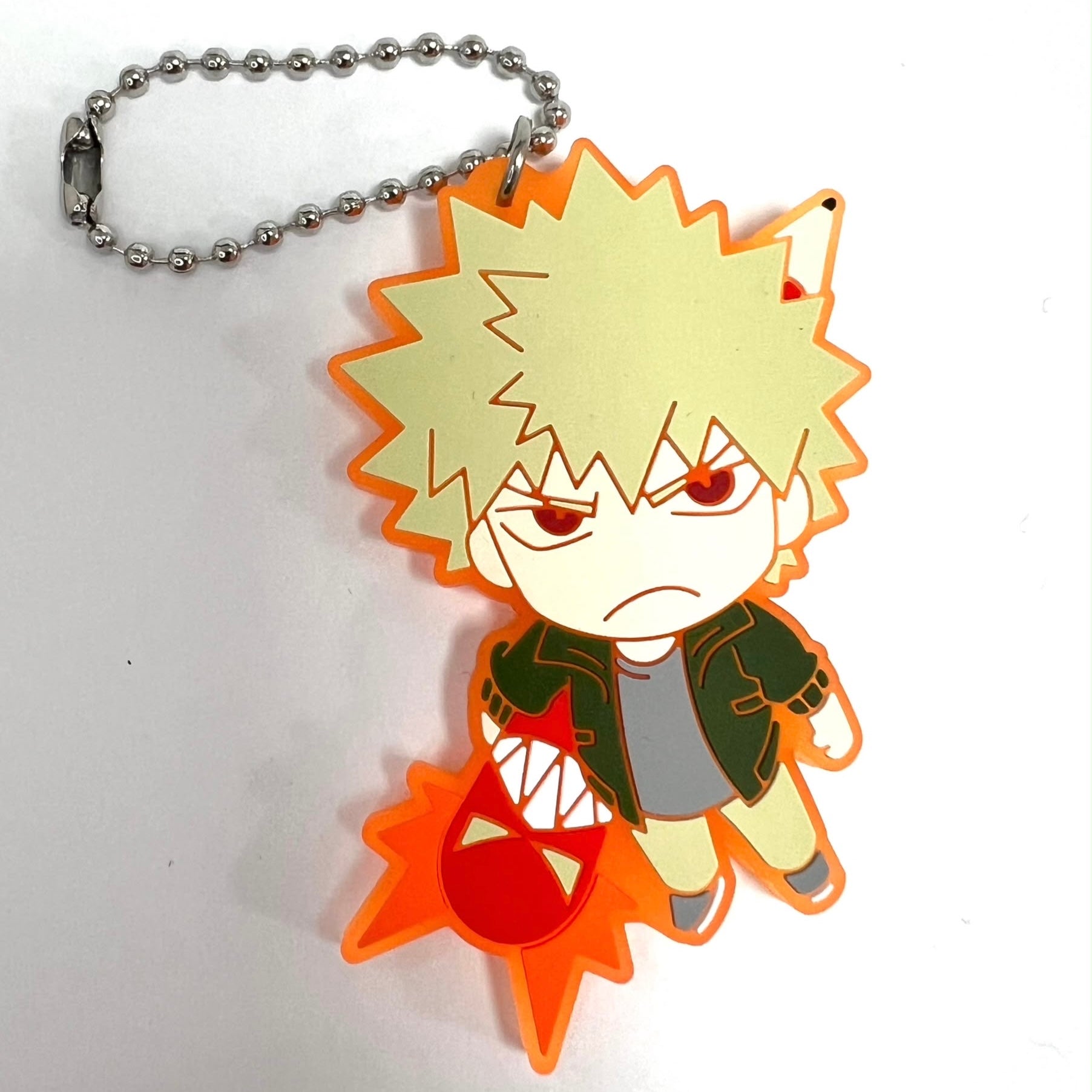 My Hero Academia Katsuki Bakugo rubber keychain by Ensky