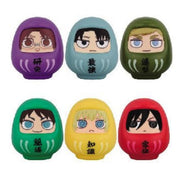 Attack On Titan Daruma Set Armin Eren Mikasa Ichiban Kuji