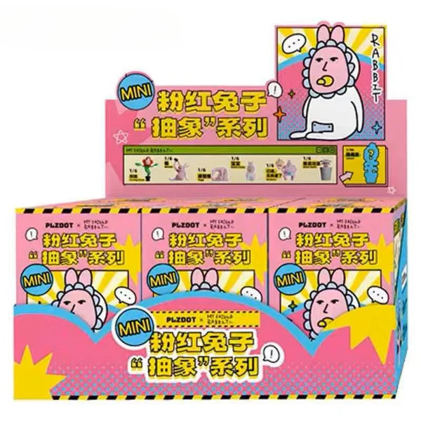 My Friend Pink Rabbit Abstract Mini Series Blind Box