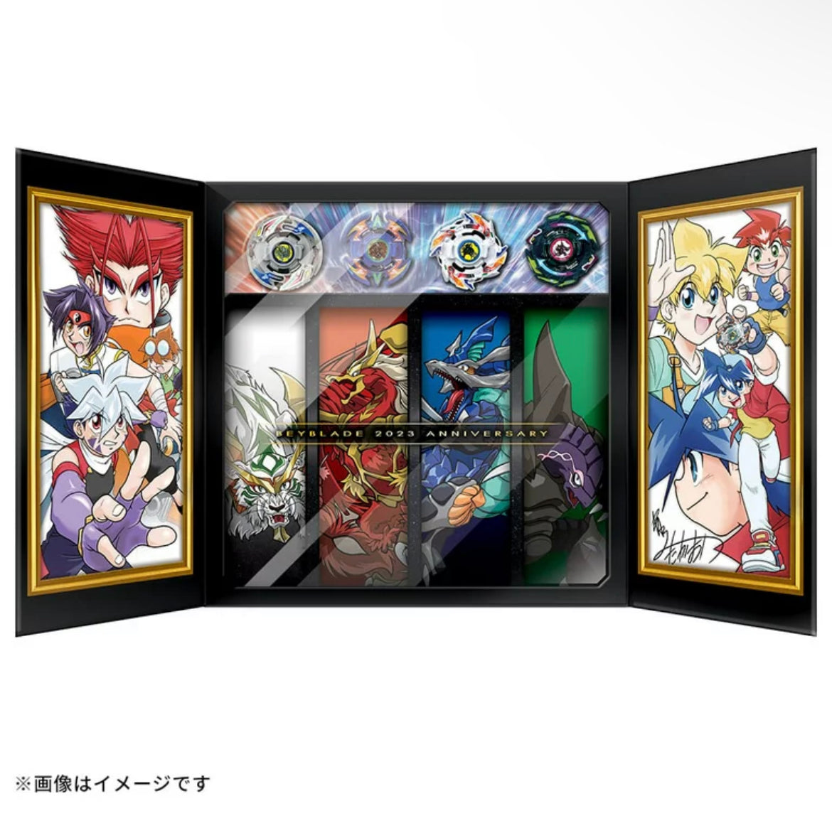 Spacetoon: TAKARA TOMY Beyblade Burst B-00 Bakuten Shoot Beyblade 2023 V2 Anniversary Set