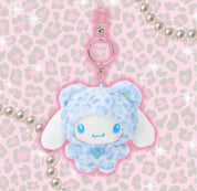 Sanrio Leopard Print Plush Keychains