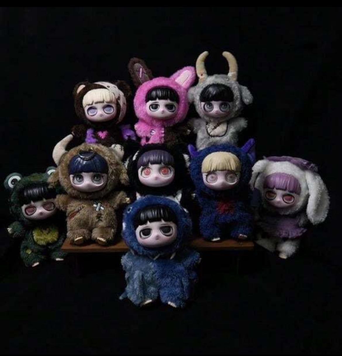 Kiki Night Elves Plush Keychain Blind Boxes