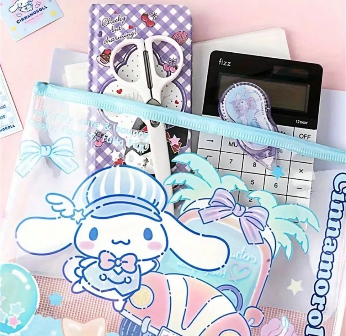 Sanrio Mesh pouch Pencil Case