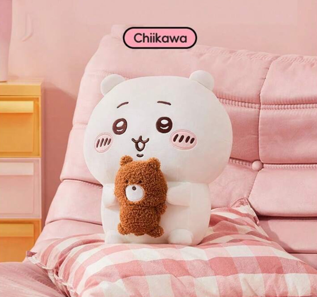 Chiikawa Official Large Plushie with Teddy Bear