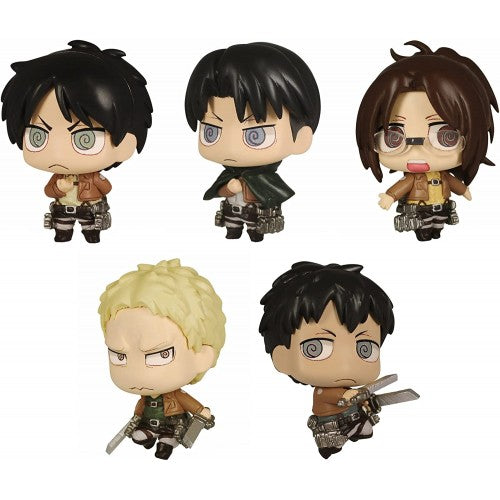 Attack on Titan Shingeki no Kyojin Vol 3 Deformed Figure Gashapon Keychains RARE