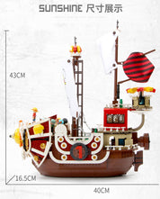 One Piece: Deluxe Lego Ship set 1484+ PCs and Lego Character figures