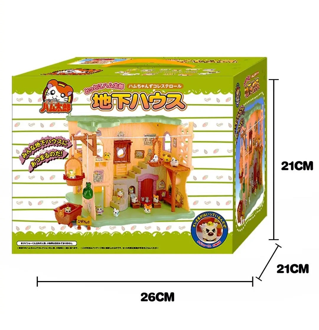 Spacetoon: Hamtaro’s House Replica with 2 Hamsters