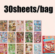 Aesthetic Journaling Japanese Style Collage Sticker Books