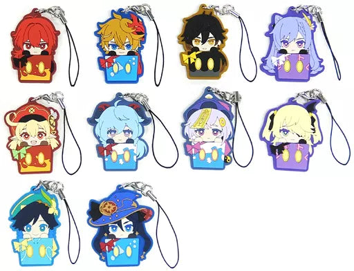 Genshin Impact Official Rubber Keychain Mihoyo Ichiban Kuji