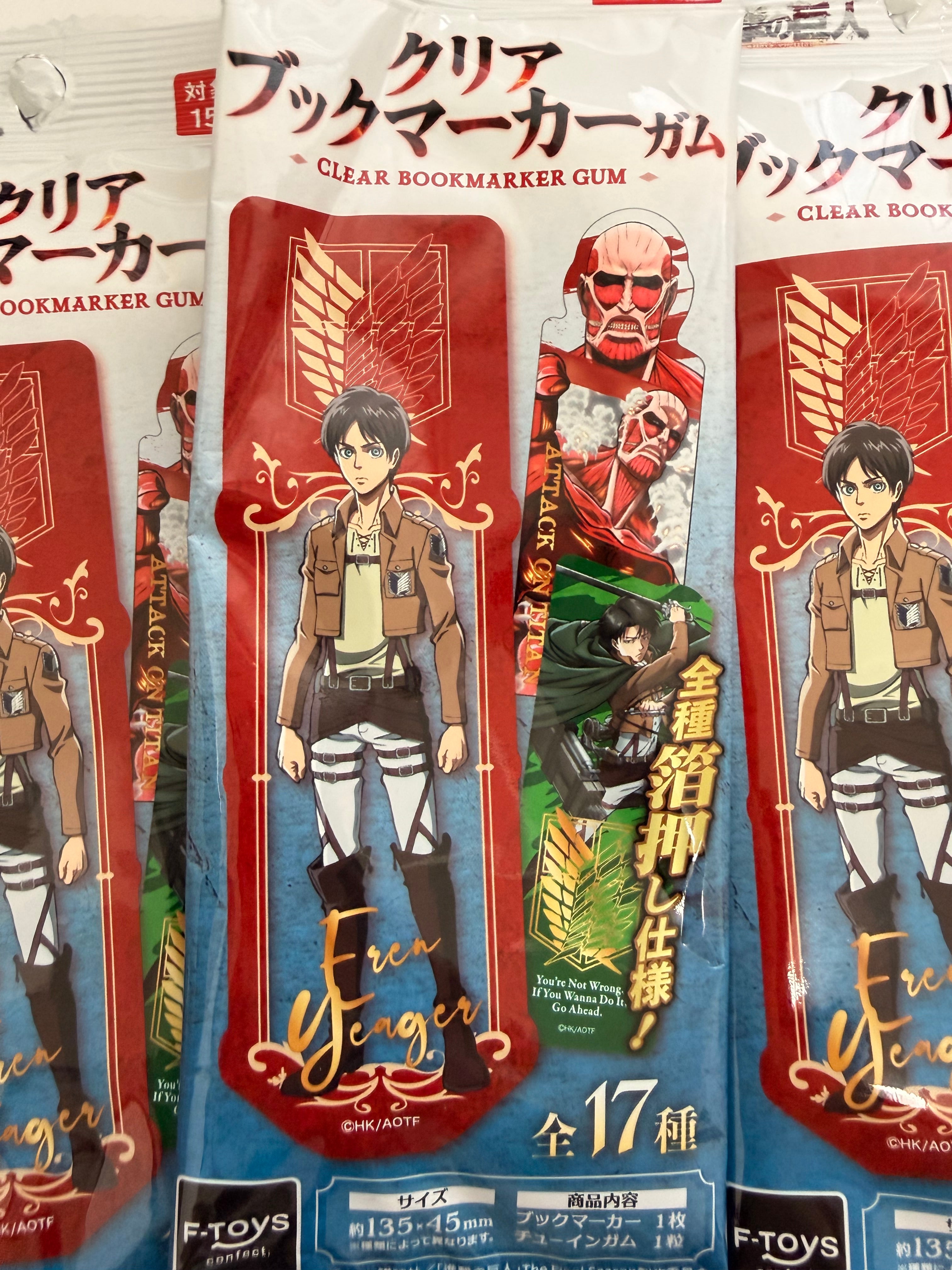 Attack on Titan Collectoe Bookmark Blind Bag (1 random bookmark)