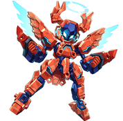 Animagear DE03 Gundam Mecha by BANDAI (1 Random Design)