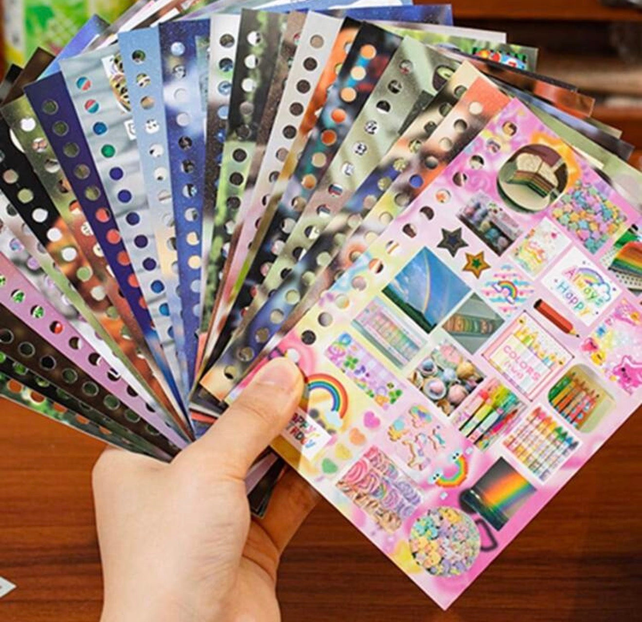 Aesthetic Y2K Greenery and Strawberry Shortcake Sticker books 30 pages/book Collage Scrapbook Journaling