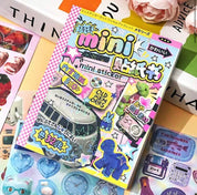 Aesthetic y2k Stationary Comic Style Collage Sticker Book Retro (1 Random Book)