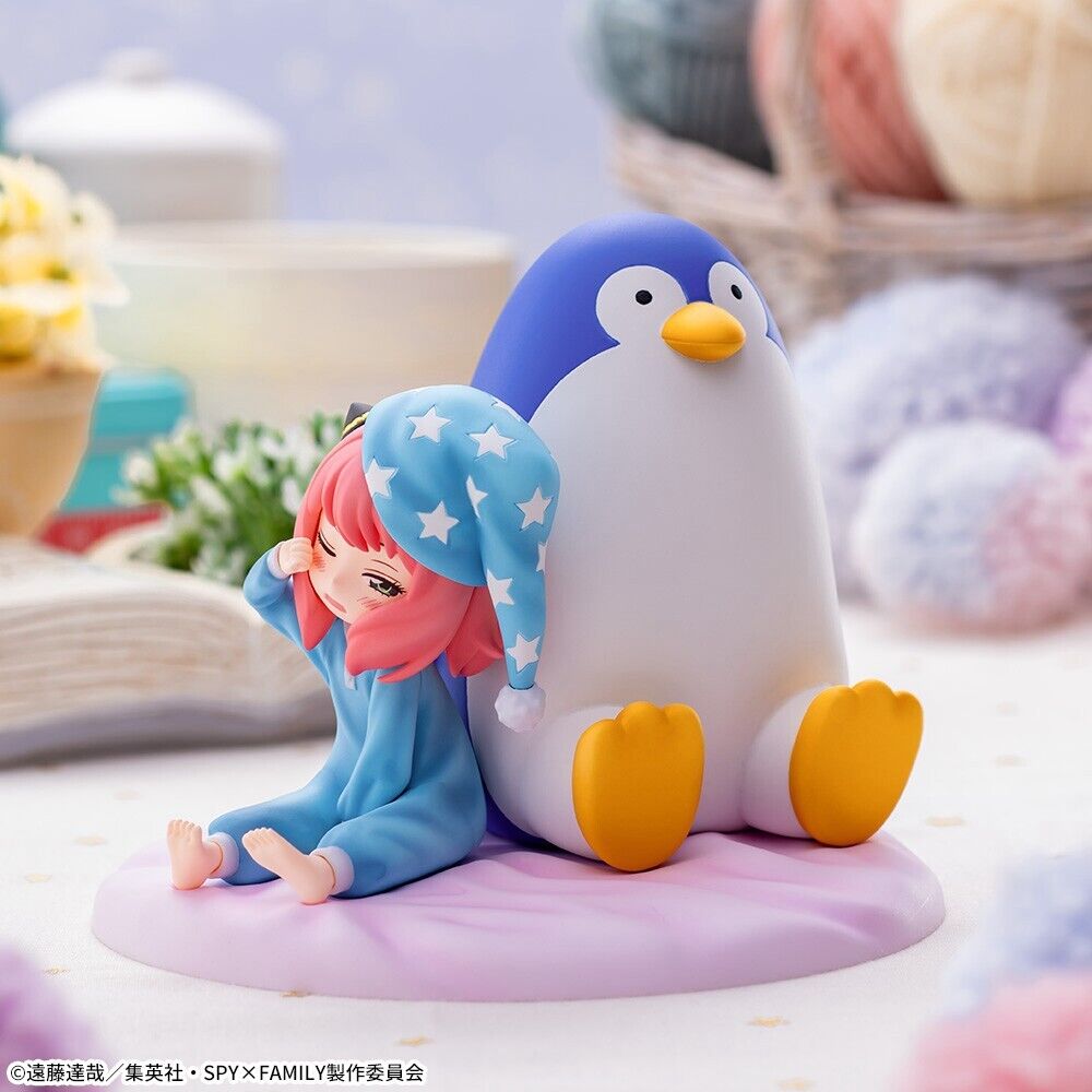 Spy X Family Anya and Penguin Sleepy figure