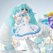 Vocaloid Hatsune Miku x Cinnamoroll white Dress Ver. Figure by SEGA