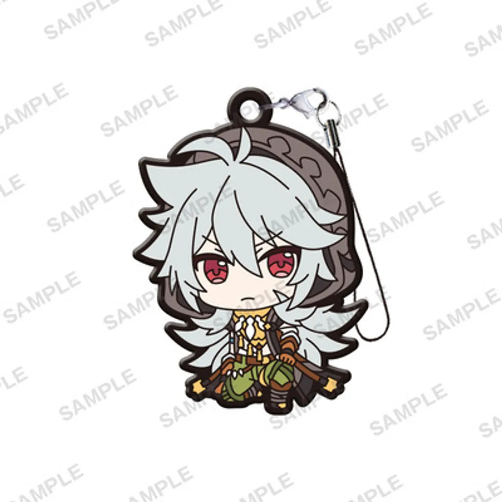 Genshin Impact Official Rubber Keychain Mascot Gashapon Strap Vol.2