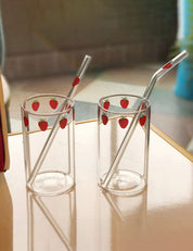 NaNa Strawberry Glass Cup