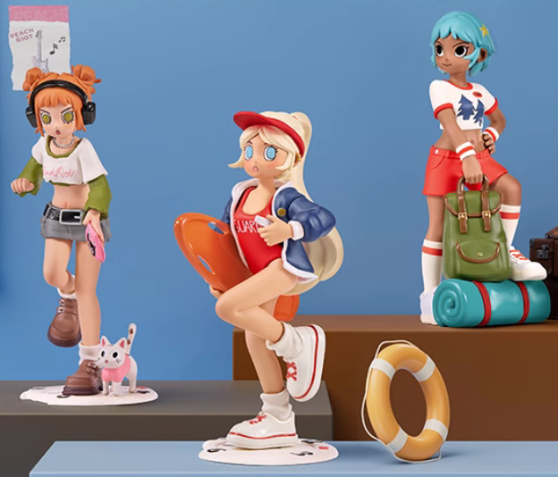 Peach Riot Rush Hour Blind Box Figures by Popmart