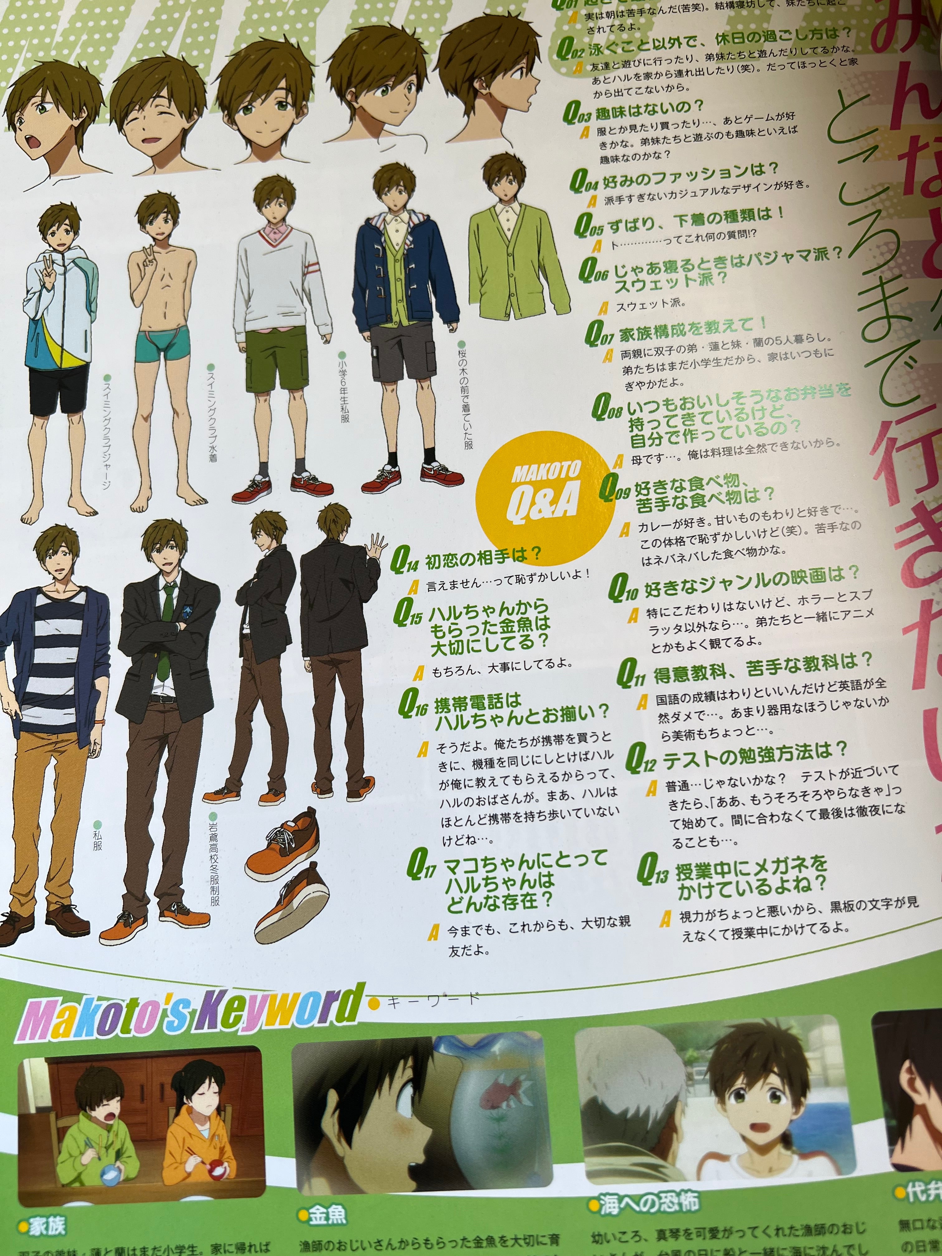Free! Anime Artbook