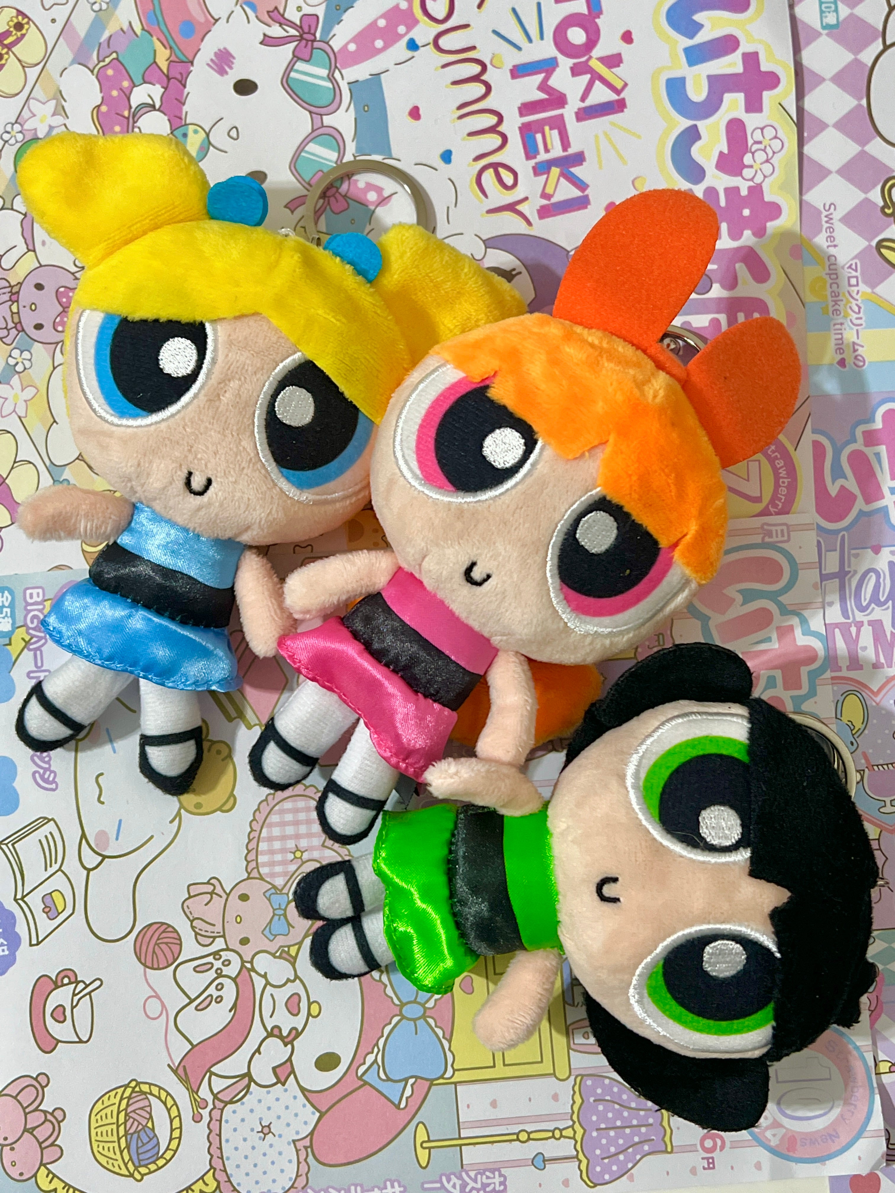 Powerpuff Girls Original Plush Keychains