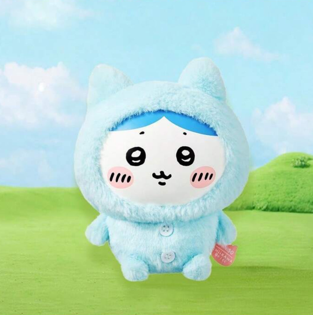 Chiikawa Official Pajama Plush Hachiware With Dust B