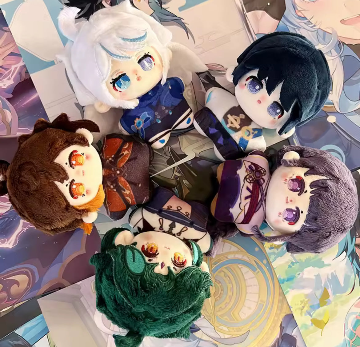 Genshin Impact Scaramouche Wanderer Fanmade Plushie Keychain