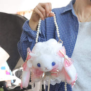 Bunny Plush Purse Blue