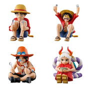 One Piece 2025 Gashapon Sitting Figures Yamato Luffy Ace