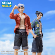 Jujutsu Kaisen Gojo and Geto Beach Set of two figures by Sega (RARE)