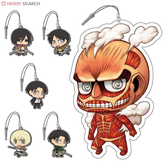 Attack on Titan Chimi Attack Earphone Jack Mascot RARE