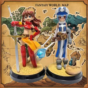 Shin Seiki Evangelion Souryuu Rei and Asuka Langley - EX Figure 2007 Adventure Set (RARE)
