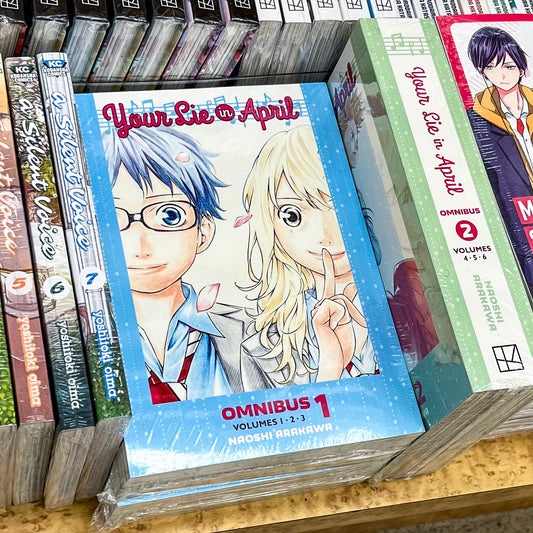 Your Lie in April Complete 1-4 Omnibus Editions English