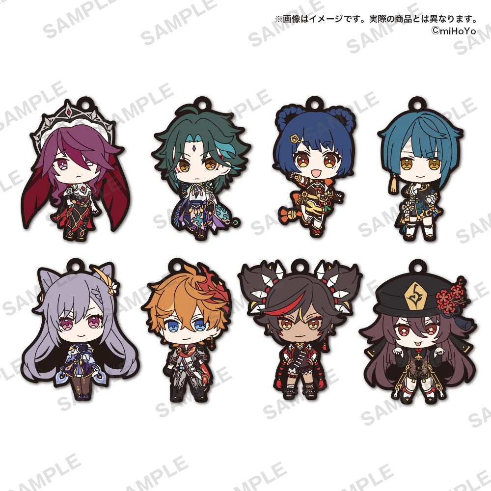 Genshin Impact Official Rubber Keychain Mascot Gashapon Strap Vol.4