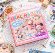 A5 Japanese Retro Style 90s Y2K Toy Kingdom Sticker book 30 pages/book