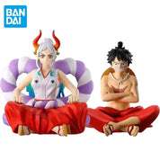 OPEN BOX - One Piece Monkey D. Luffy sitting action figure by Bandai
