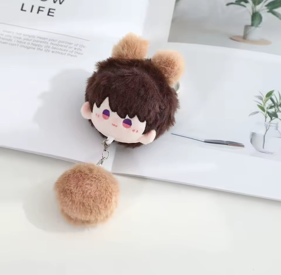 Love and Deepspace pompom Plush Keychain