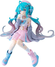 Vocaloid Hatsune Miku Noodle Stopper Figure Koisuru Sailor Suit Gray Ver. By Furyu
