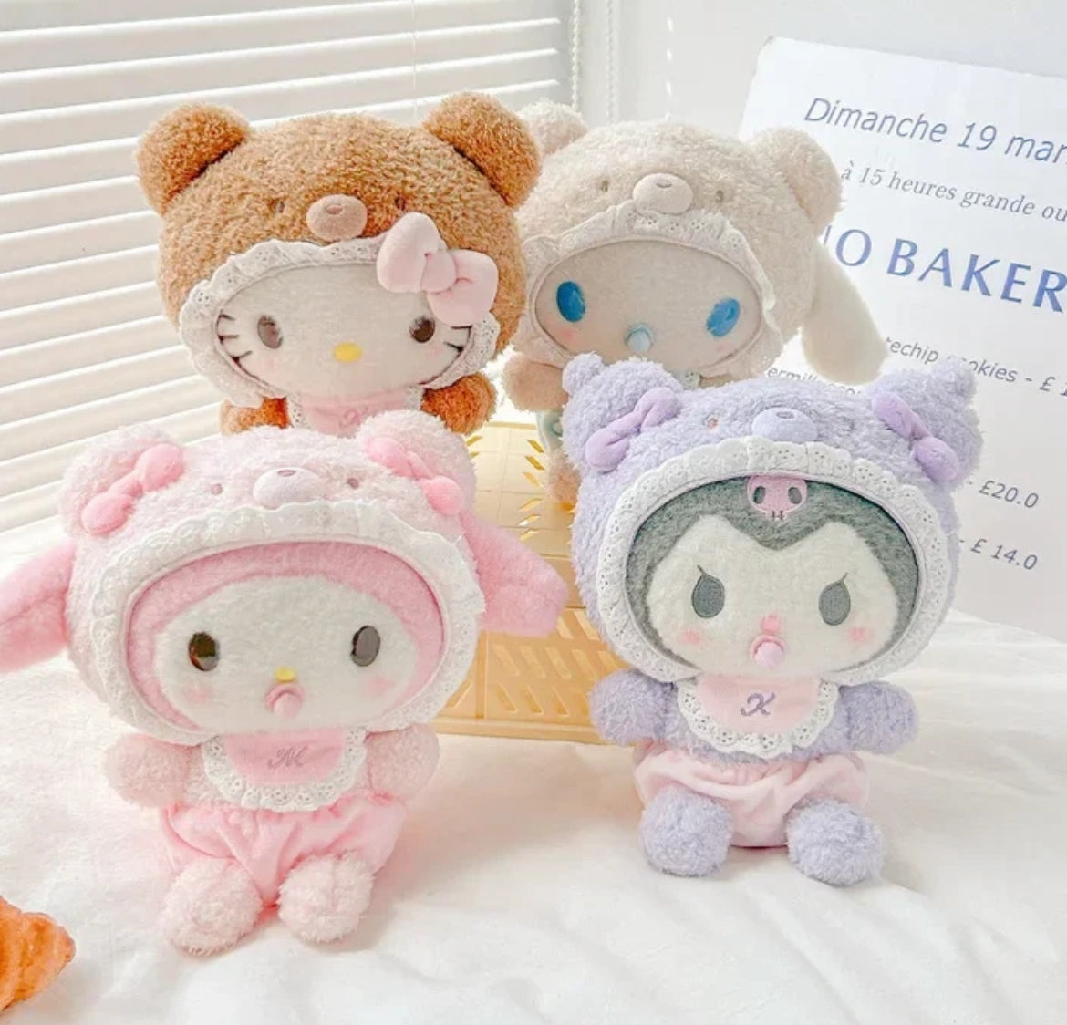 Sanrio Babies Plush Keychains
